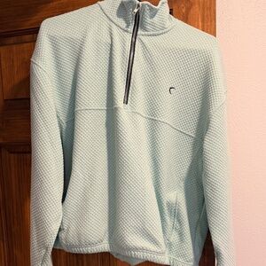 Zyia Active Honesty Quarter Zip Pullover (Spearmint, Large)